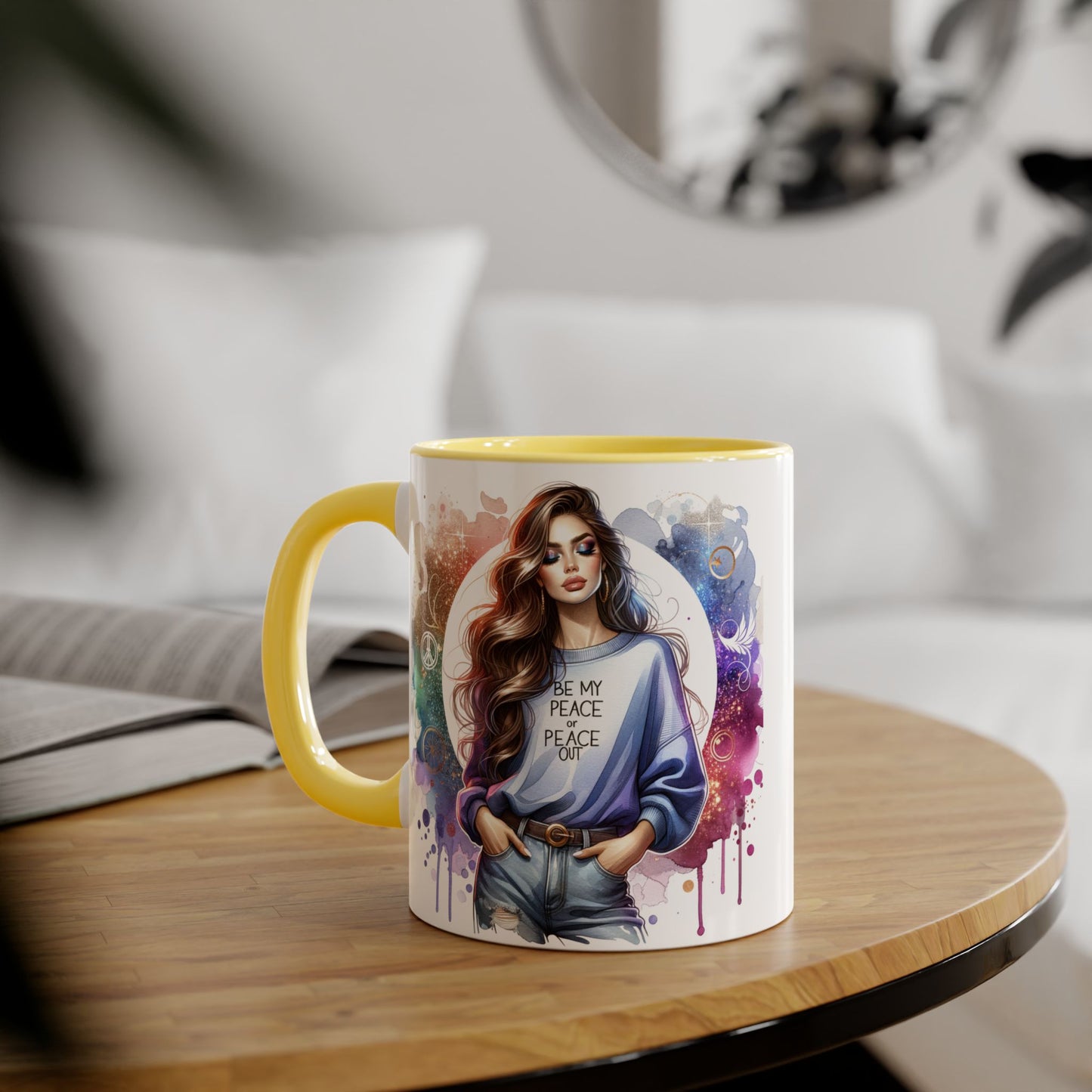 Accent Mug - Be My Peace or Peace Out 11oz