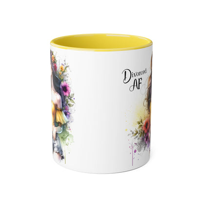 Mug - Divorced AF 11oz Accent Mug