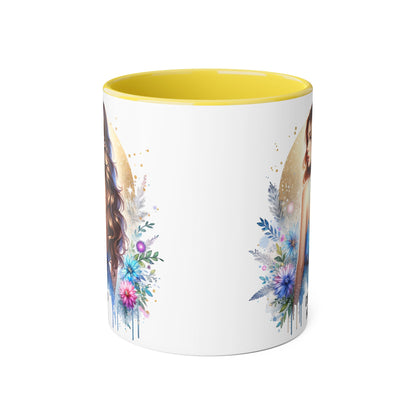 Blooming Beauty Coffee Mug, Floral Coffee Cup, Inspirational Mug Gift, Tea Lover's Accessory, Girly Mug for Friends