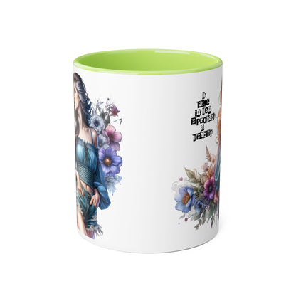 Funny Accent Mug - My Taste in Men is Probably a Disability Humor 11oz Cup