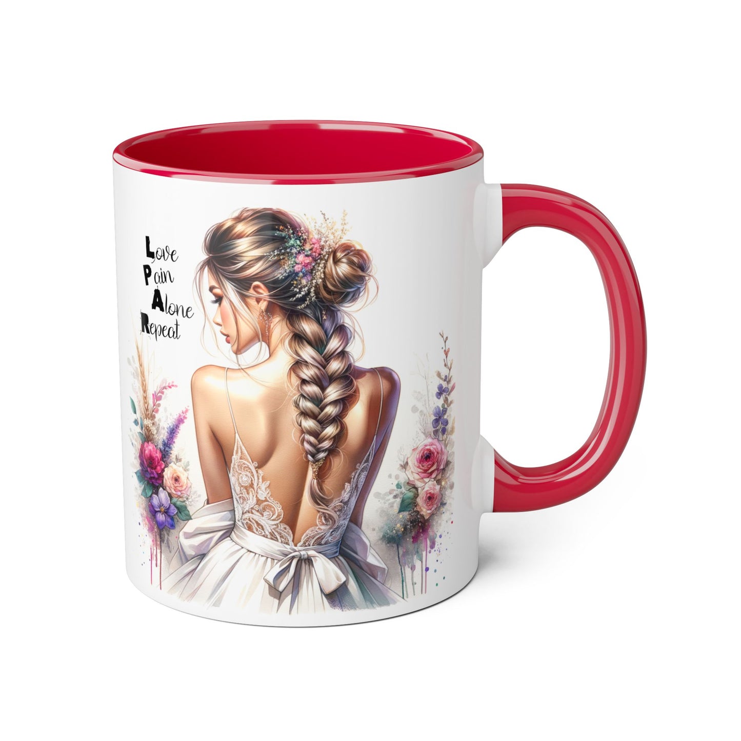 Elegant Artistry Accent Mug - Perfect for Tea Lovers, Gift for Her, Decorative Coffee Cup, Bridal Shower, Motivational Drinkware