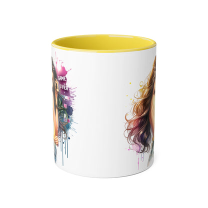Vibrant Artist Accent Mug - Perfect for Coffee Lovers, Unique Gift Idea, Trendy Drinkware, Stylish Home Decor, Birthday or Celebration