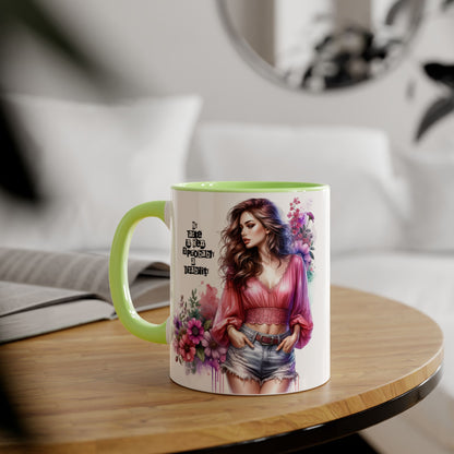 Funny Accent Mug - My Taste in Men is Probably a Disability Humor 11oz Cup