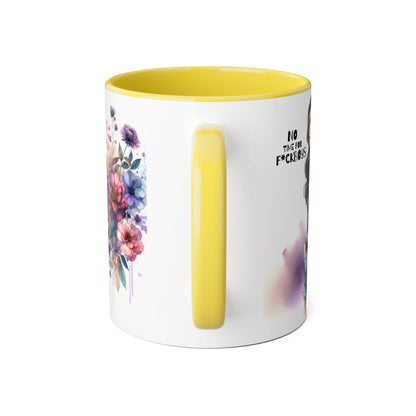 Funny Accent Mug - No Time For F*boys 11oz