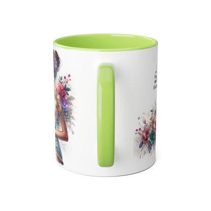 I Can Buy Myself Flowers Boho Floral Accent Mug – Perfect for Garden Lovers, Flower Enthusiasts, Gift for Birthdays, Mother's Day, Tea Lover