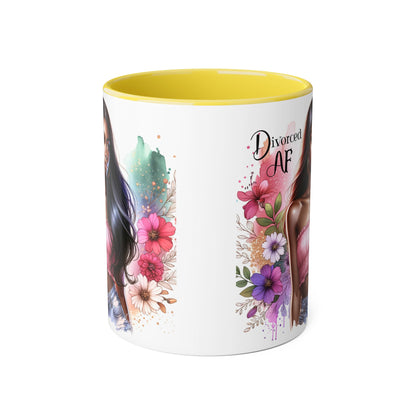 Divorced AF Accent Mug
