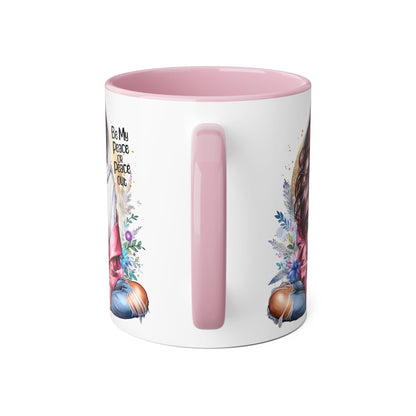 Be My Peace or Peace Out Accent Mug