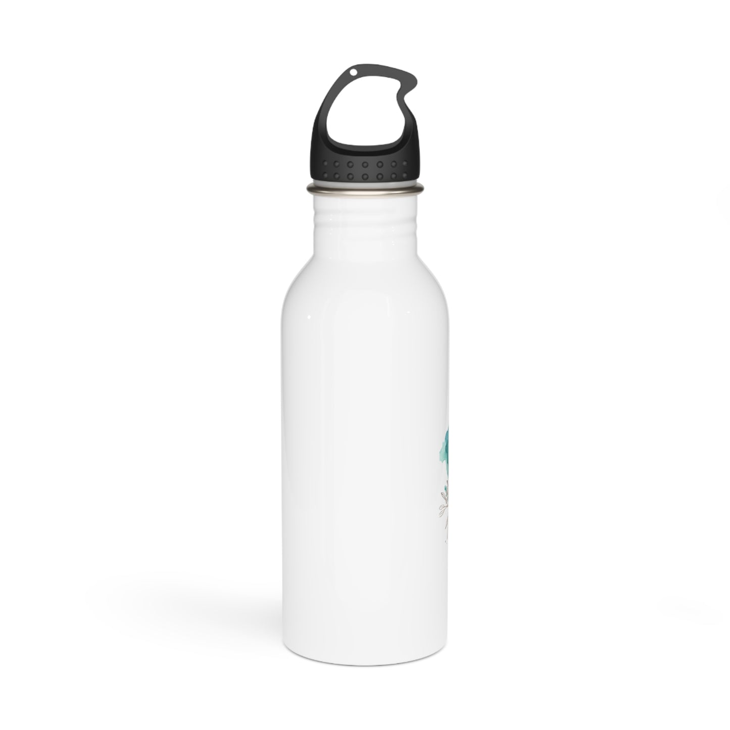 I'm Too Cute For My Ex Stylish Stainless Steel Water Bottle for Trendy Women, Gift for Her, Inspirational Drinkware, Floral Design, Eco-Friendly Hydration