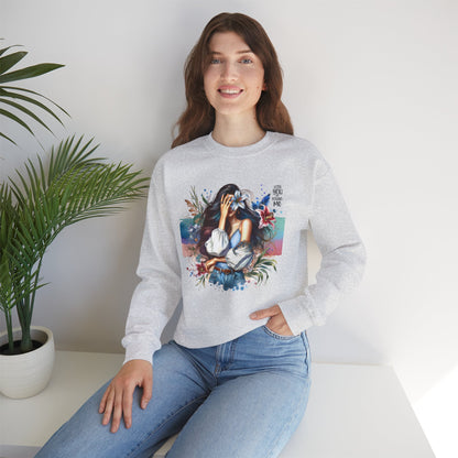 Lost You And Found Me Artistic Unisex Sweatshirt for Comfort and Style - Cozy Apparel, Gift for Her, Trendy Fashion, Relaxed Fit, Casual Wear