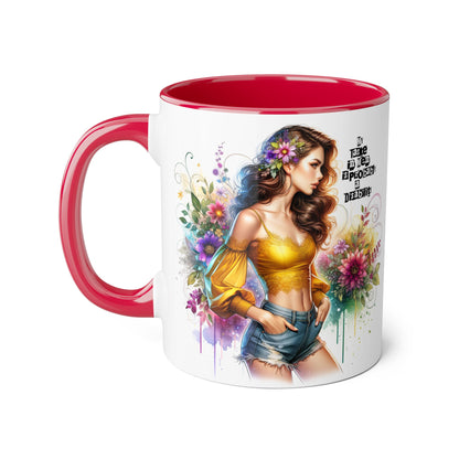 Funny Accent Mug - My Taste in Men is Probably a Disability Humor 11oz Cup
