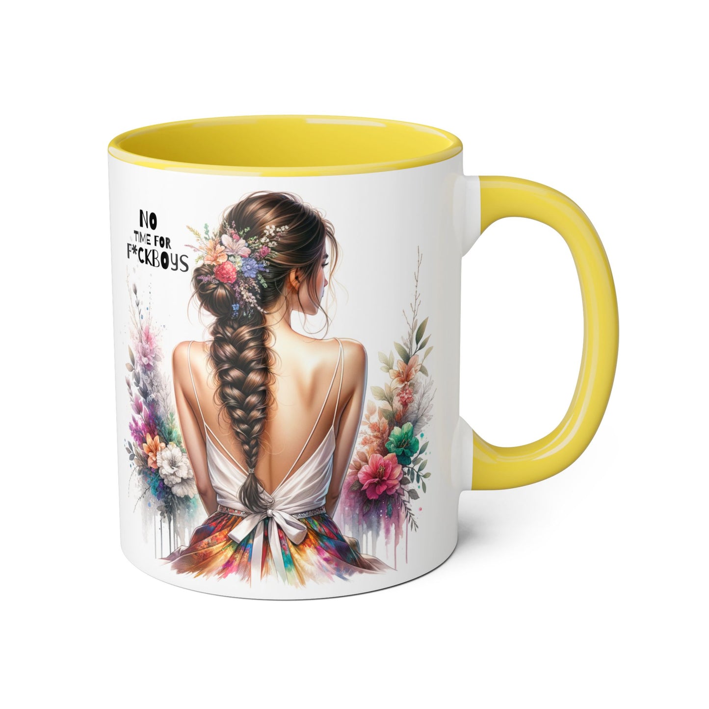 Funny Accent Mug - No Time For F*boys 11oz