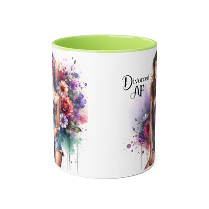 Mug - Divorced AF 11oz Accent Mug