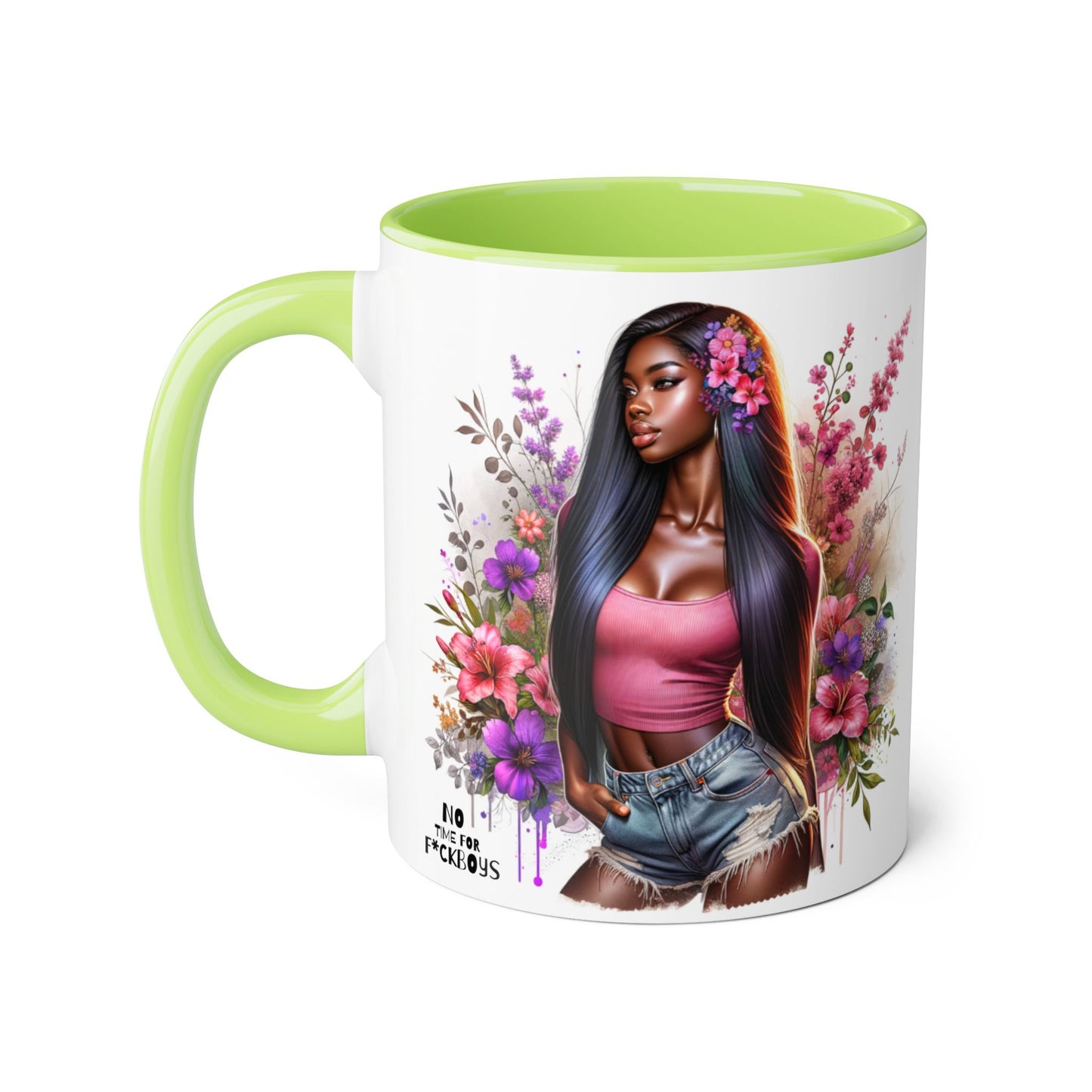 Funny Accent Mug - No Time For F*boys 11oz