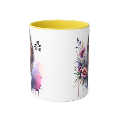 It's Not Me, It's You Humoristic Floral Art Accent Mug
