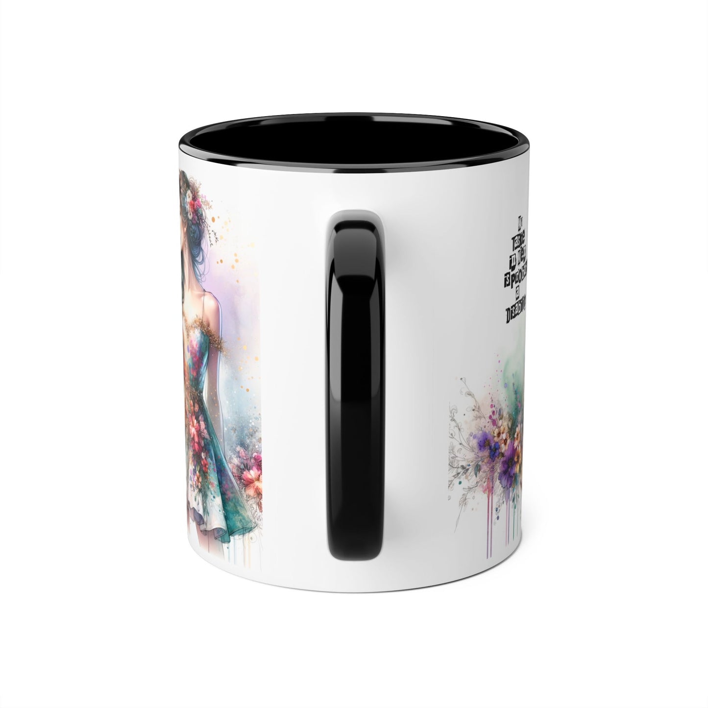 Funny Accent Mug - My Taste in Men is Probably a Disability Humor 11oz Cup
