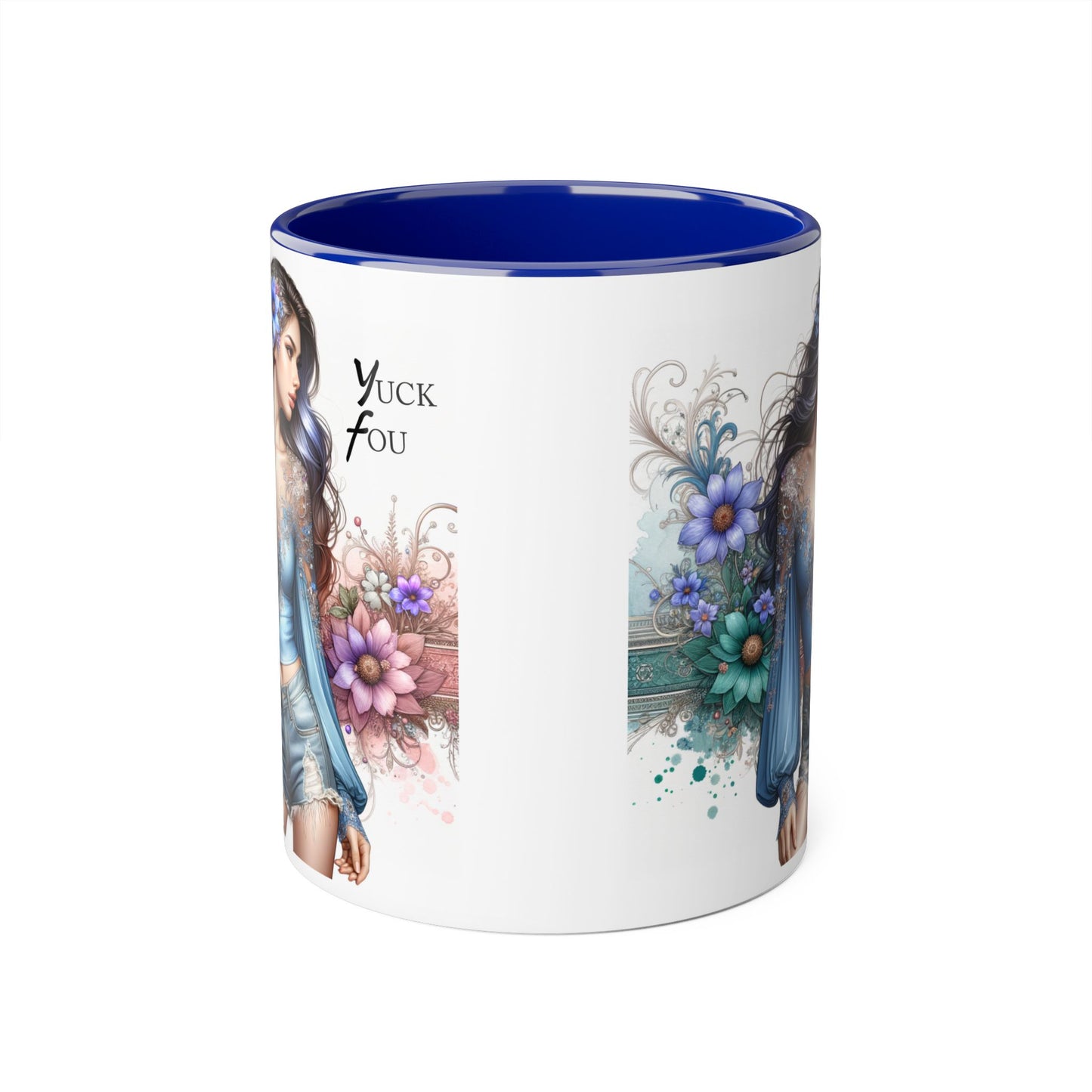 Artistic Accent Mug with ‘Yuck Fou’ Design for Trendy Sipping, Perfect Gift for Friends & Art Lovers, Ideal for Birthdays & Celebrations