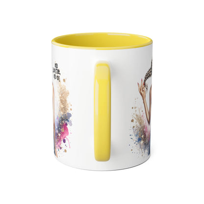 It's Not Me, It's You Humoristic Unique Inspirational Accent Mug, Motivational Coffee Cup, Fun Tea Mug for Women, Gift for Art Lovers, Stylish Drinkware