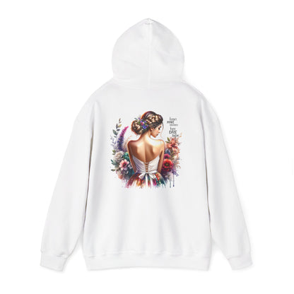 I Don`t Make Mistakes, I Just Date Them Elegant Floral Art Hoodie, Cozy Fashion Sweatshirt, Gift for Her, Trendy Layering Piece, Stylish Winter Wardrobe Must-Have
