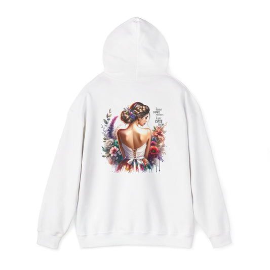 I Don`t Make Mistakes, I Just Date Them Elegant Floral Art Hoodie, Cozy Fashion Sweatshirt, Gift for Her, Trendy Layering Piece, Stylish Winter Wardrobe Must-Have