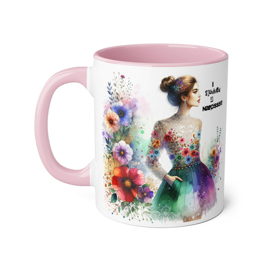 Colorful Floral Quotes Coffee Mug, Gift for Flower Lovers, Inspirational Mug, Unique Tea Cup, Perfect for Birthdays
