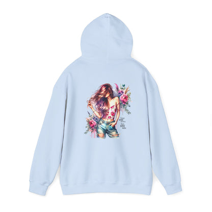 I Don`t  Make Mistakes, I Just Date Them Floral Art Unisex Hoodie | Cozy Sweatshirt for Women, Gift for Her, Spring Fashion, Relaxed Style, Stylish Sweatshirt
