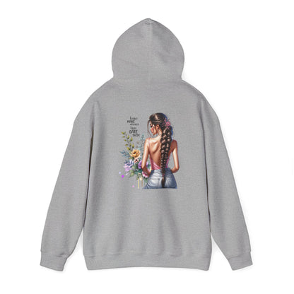 I Don`t  Make Mistakes, I Just Date Them Bohemian Floral Sweatshirt, Comfortable Everyday Hoodie for Women, Perfect Gift for Birthdays, Festivals, Casual Outings