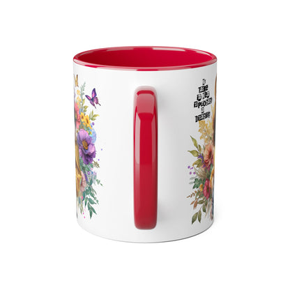 Funny Accent Mug - My Taste in Men is Probably a Disability Humor 11oz Cup