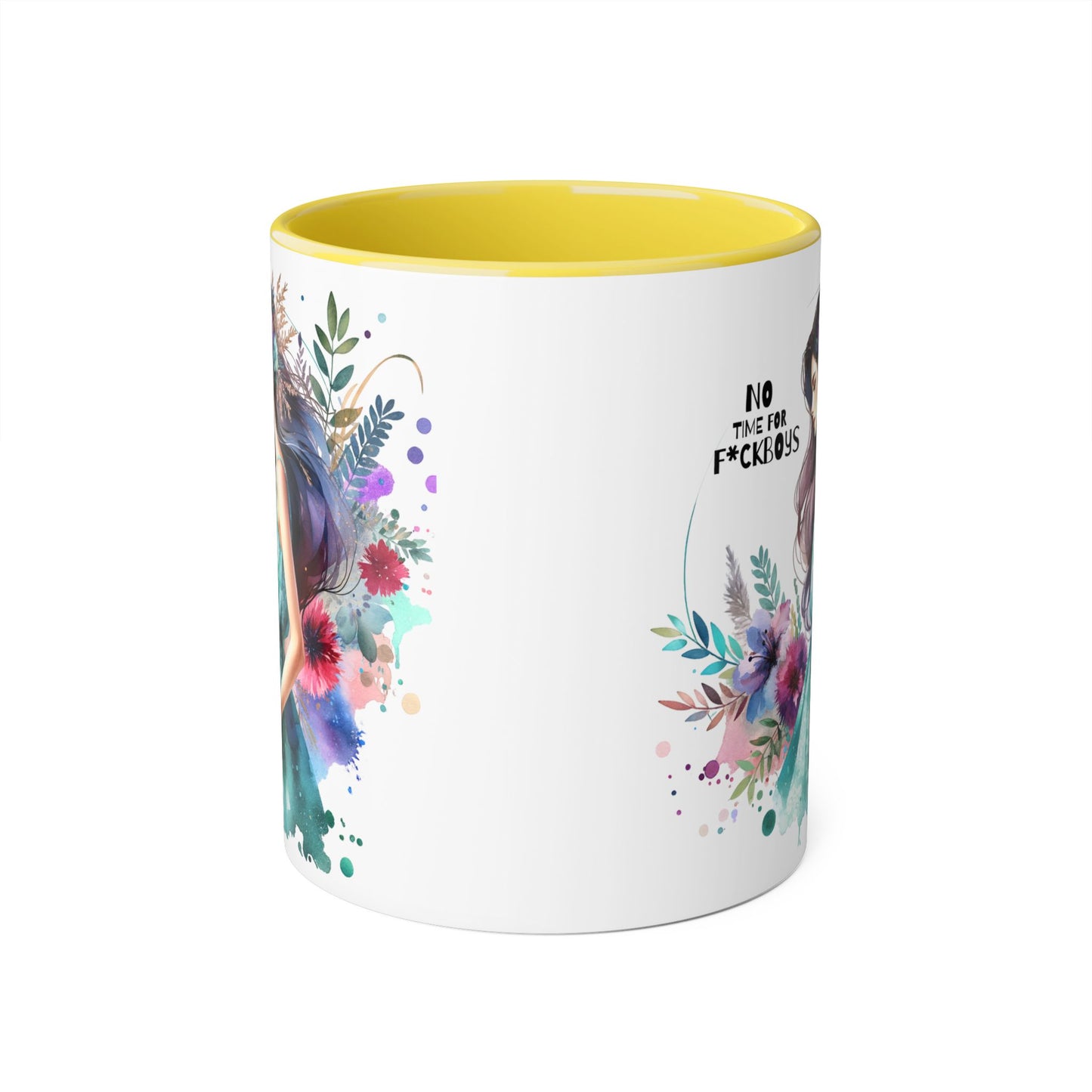 Funny Accent Mug - No Time For F*boys 11oz