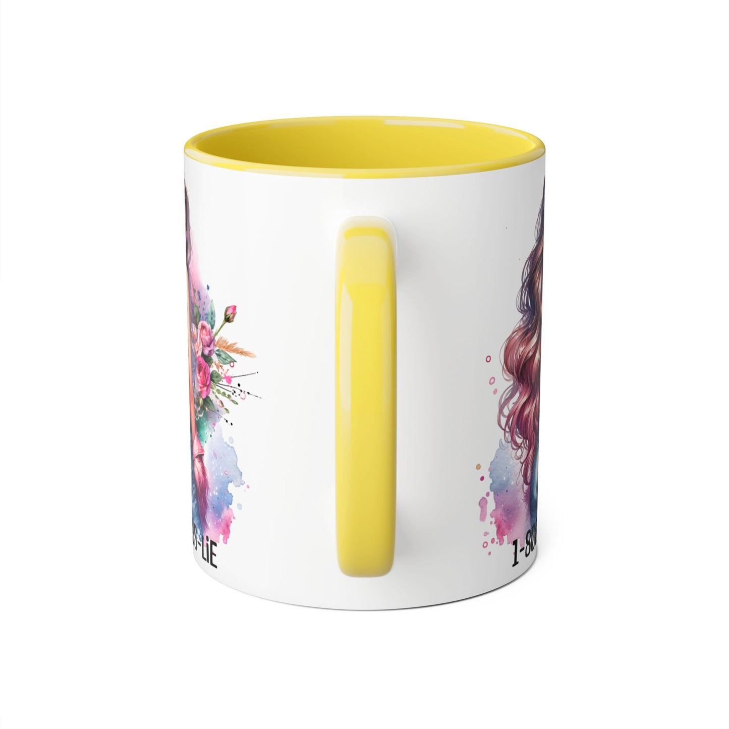 Trendy Coffee Mug with Chic Girl Design - Perfect Gift for Friends, 1-800-Boys-Lie, Cute Floral Mug, Birthday Gift, Coffee Lover, [...]