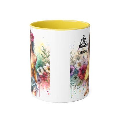 Funny Accent Mug - My Taste in Men is Probably a Disability Humor 11oz Cup