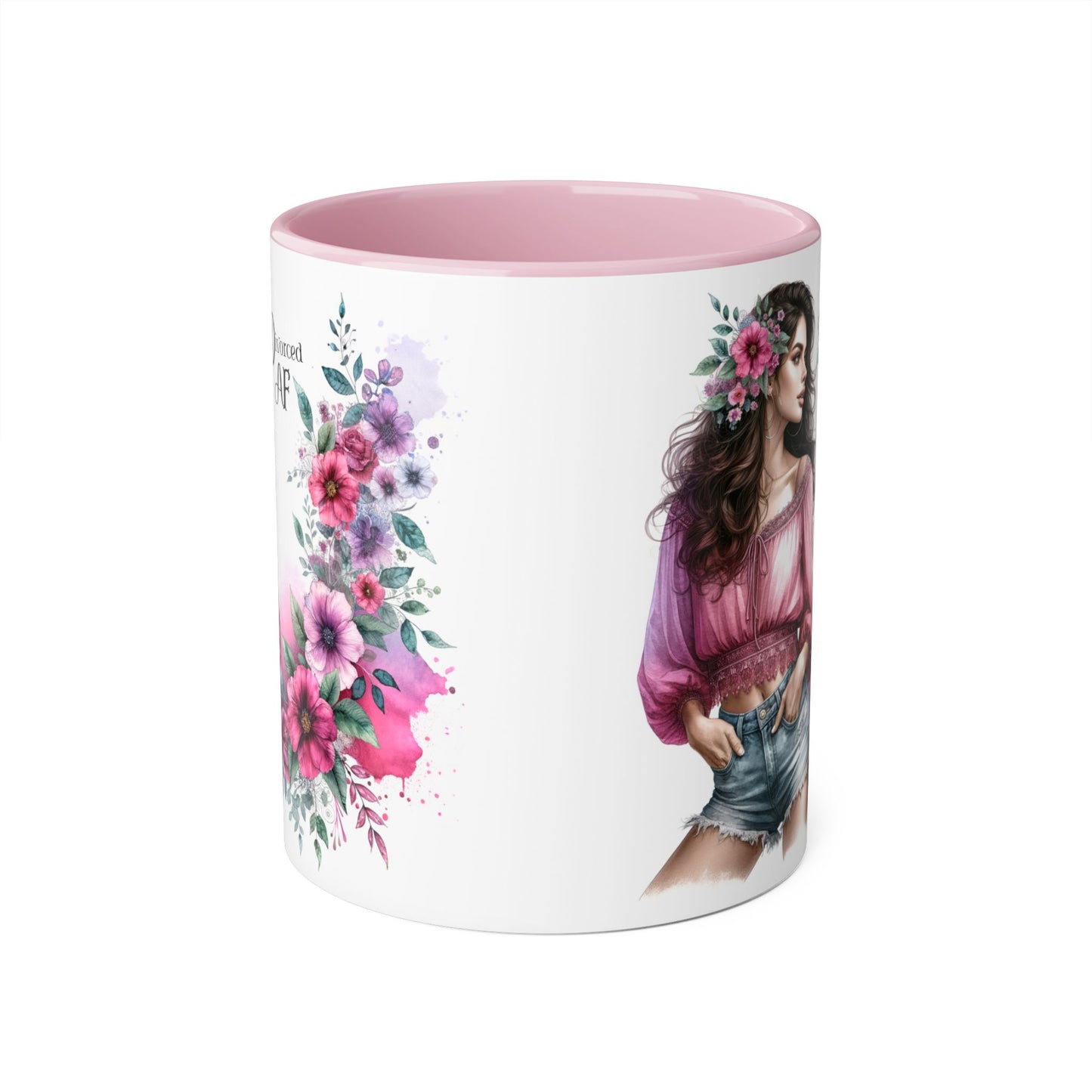 Stylish Floral Accent Mug, Perfect Gift for Divorced Friends, Motivational Coffee Cup, Unique Home Decor, Self-Love Reminder, Fun [...]