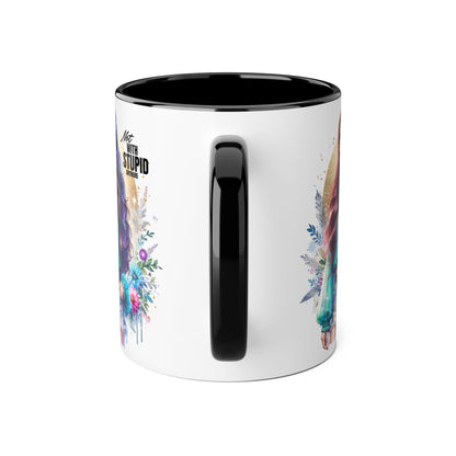 Mug - Not With Stupid Anymore Humoristic 11oz Accent Mug