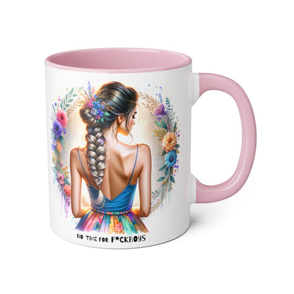 Funny Accent Mug - No Time For F*boys 11oz