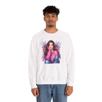 1-800-Boys-Lie Trendy Crewneck Sweatshirt - Cozy Unisex Pullover, Perfect for Casual Days, Gifts for Her, Cute Fashion Layering, Everyday Style