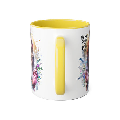 Mug - Be My Peace or Peace Out Accent Mug