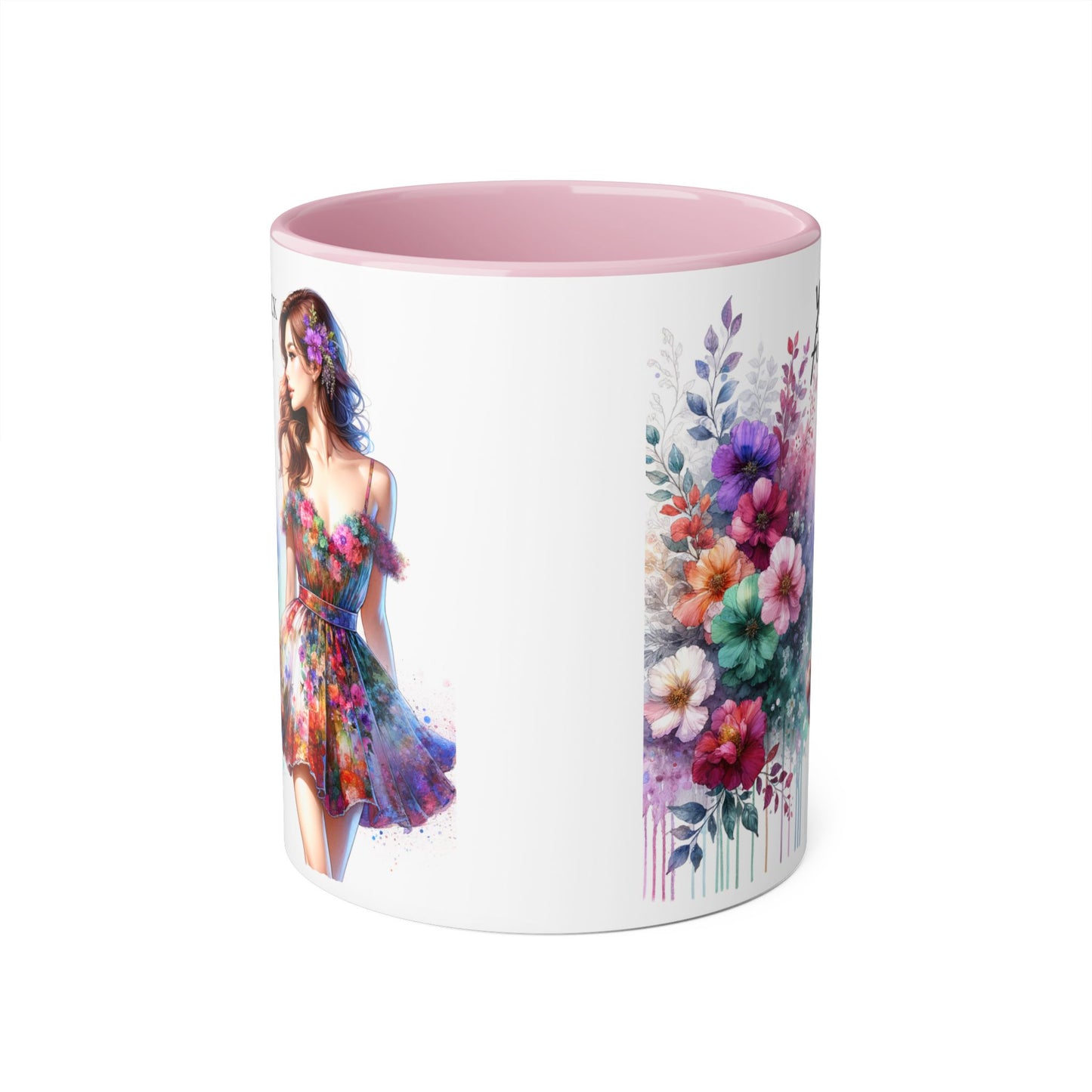 Yuck Fou Floral Accent Mug, 11oz Coffee Cup, Colorful Gift for Her, Art-Inspired Tea Mug, Unique Ceramic Drinkware, Birthday, Mother's Day, [...]