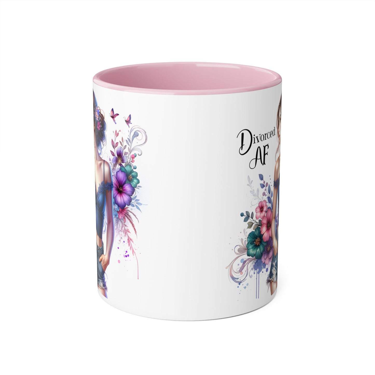Mug - Divorced AF 11oz Accent Mug