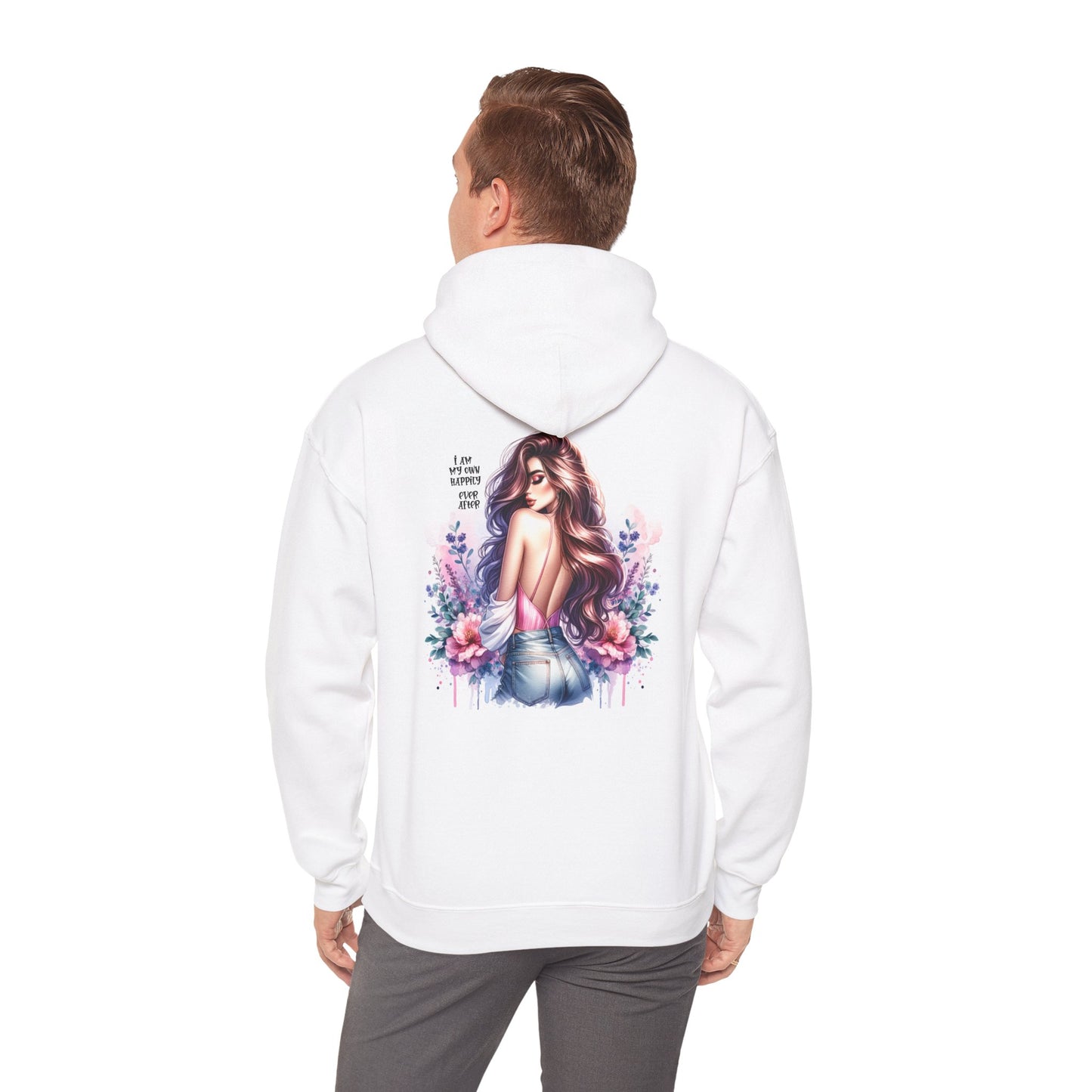Cute & Cozy Unisex Hooded Sweatshirt - 'I Am My Own Happily Ever After ' Design