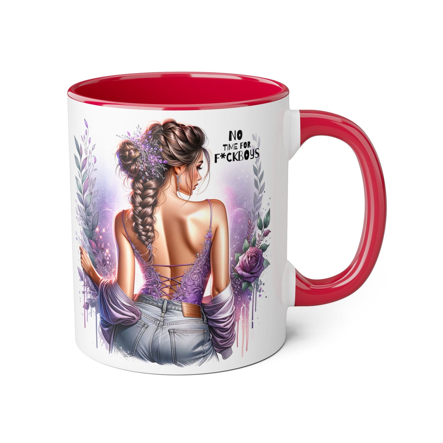 Funny Accent Mug - No Time For F*boys 11oz
