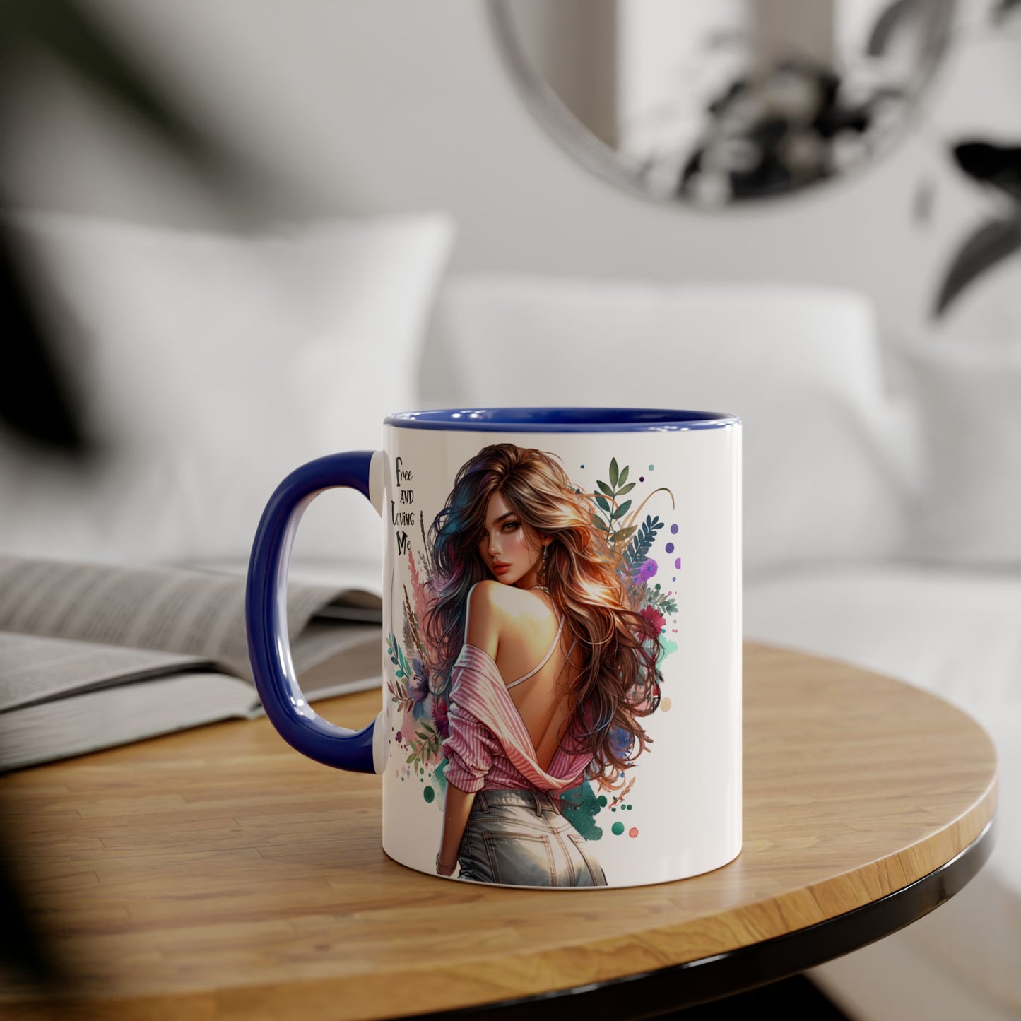 Artistic Floral Accent Mug for Coffee Lovers, Unique Gift for Birthdays, Inspirational Home Decor, Perfect for Tea and Coffee, [...]