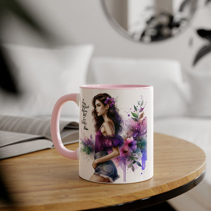 I Was Married Before But I'm Better Now Humoristic Empowered Woman Mug, Inspirational Coffee Cup, Motivational Gift for Her, Affirmation Mug, Unique Artwork Mug