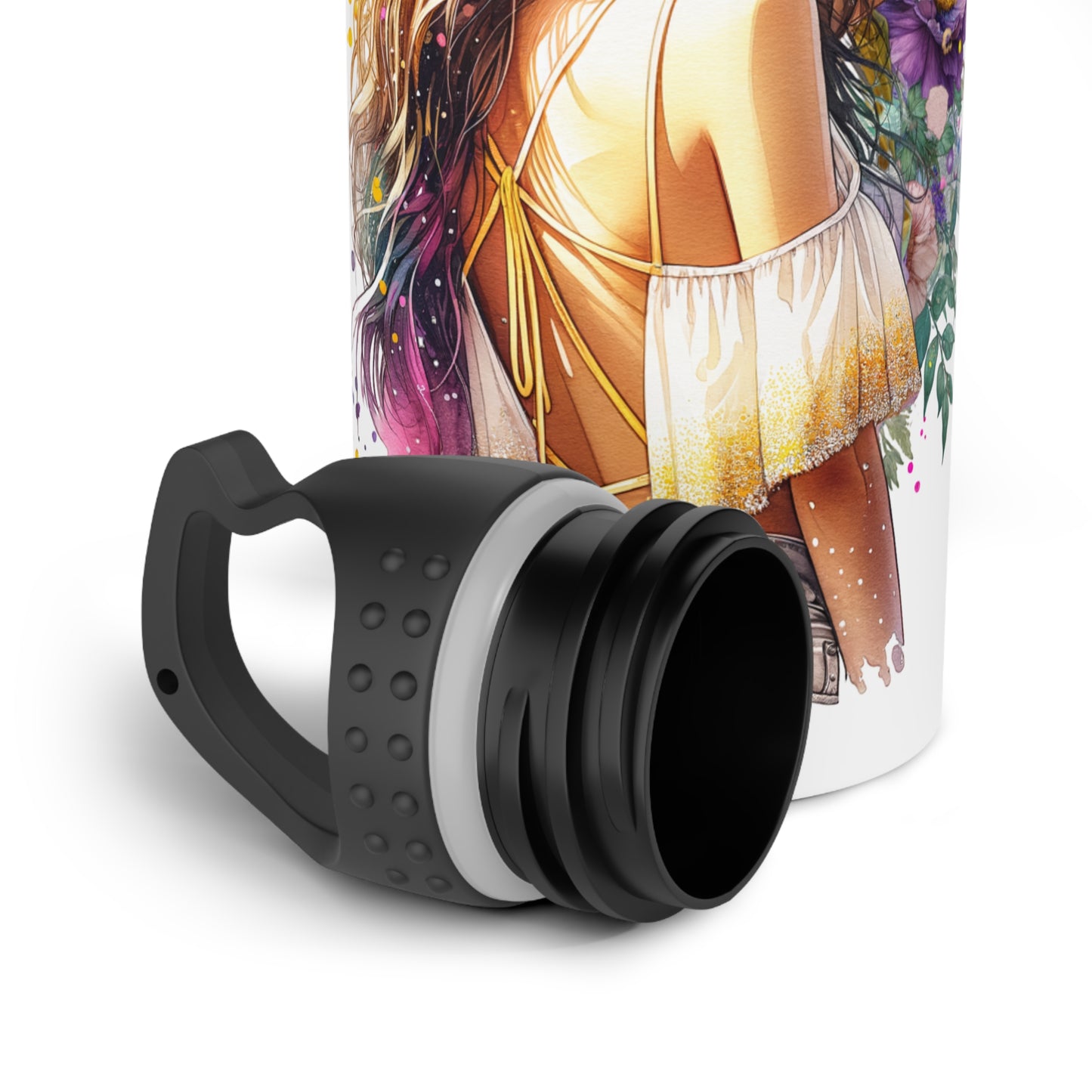 I Am My Own Happily Ever After Stylish Stainless Steel Water Bottle, Motivational Quote Bottle, Eco-Friendly Drinkware, Unique Gift for Her, Summer Hydration Essential