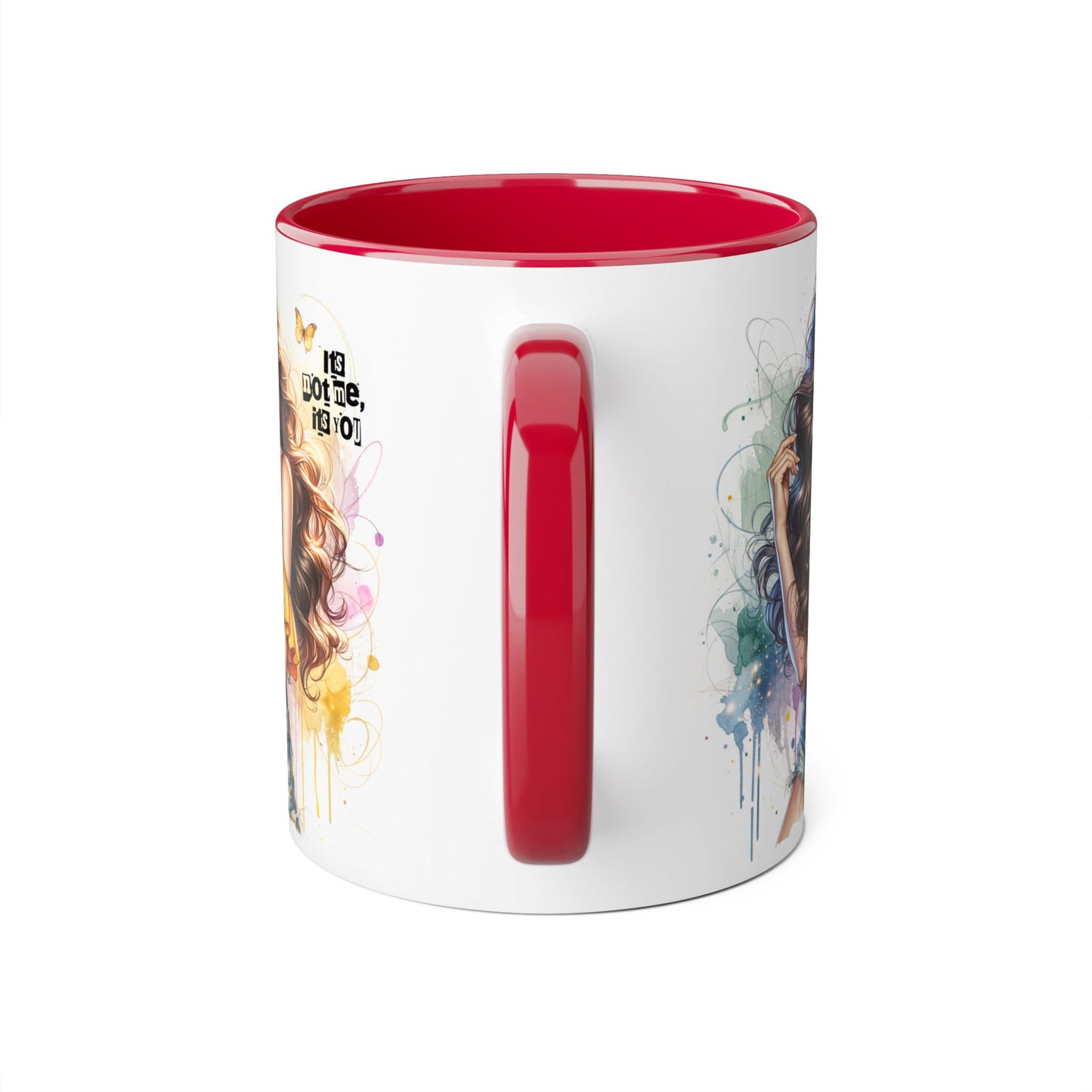 It's Not Me, It's You Humoristic Vibrant Accent Mug with Artistic Design, Perfect Gift for Coffee Lovers, Unique Home Decor, Personalized Beverage Cup, Cute Tea Mug