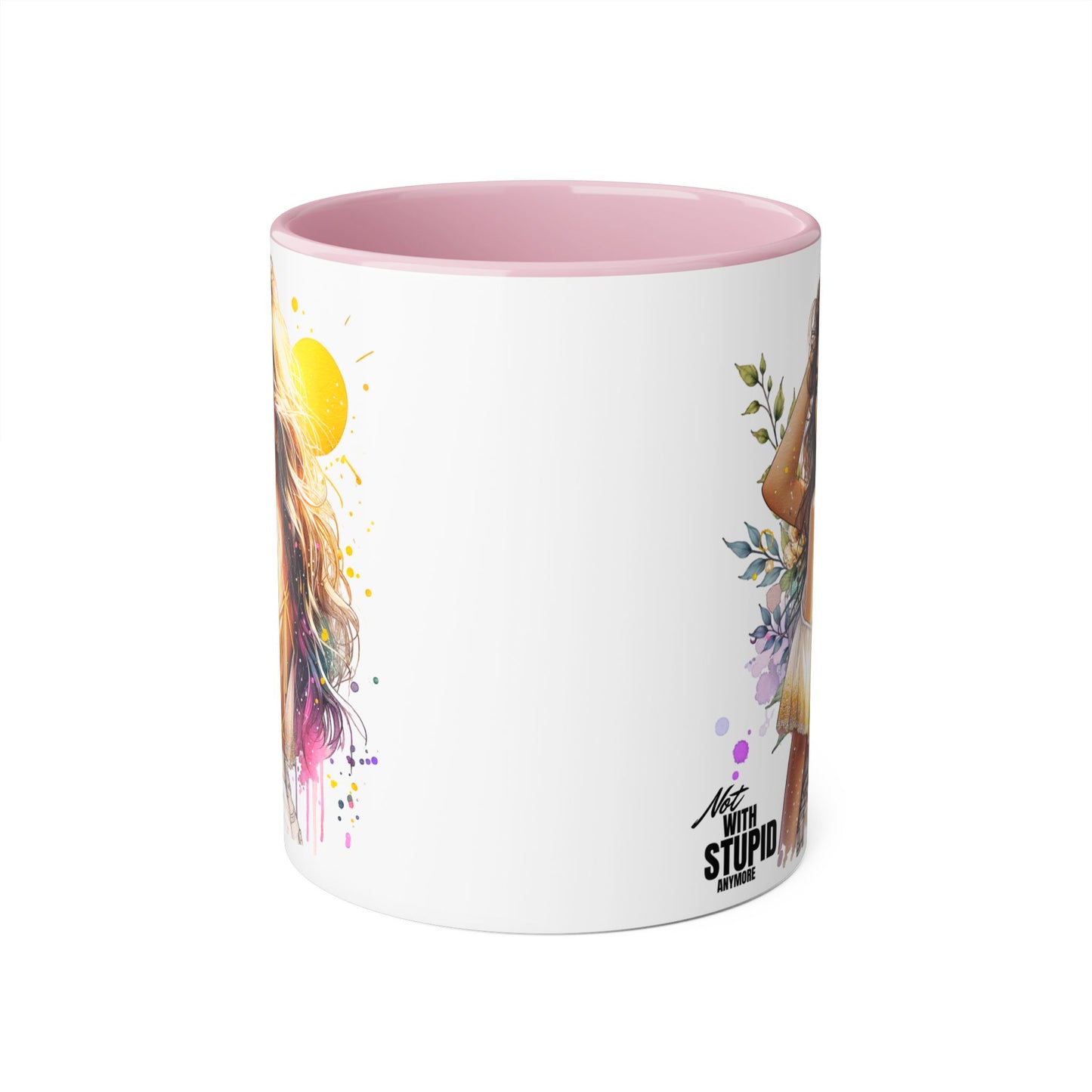 Mug - Not With Stupid Anymore Humoristic 11oz Accent Mug