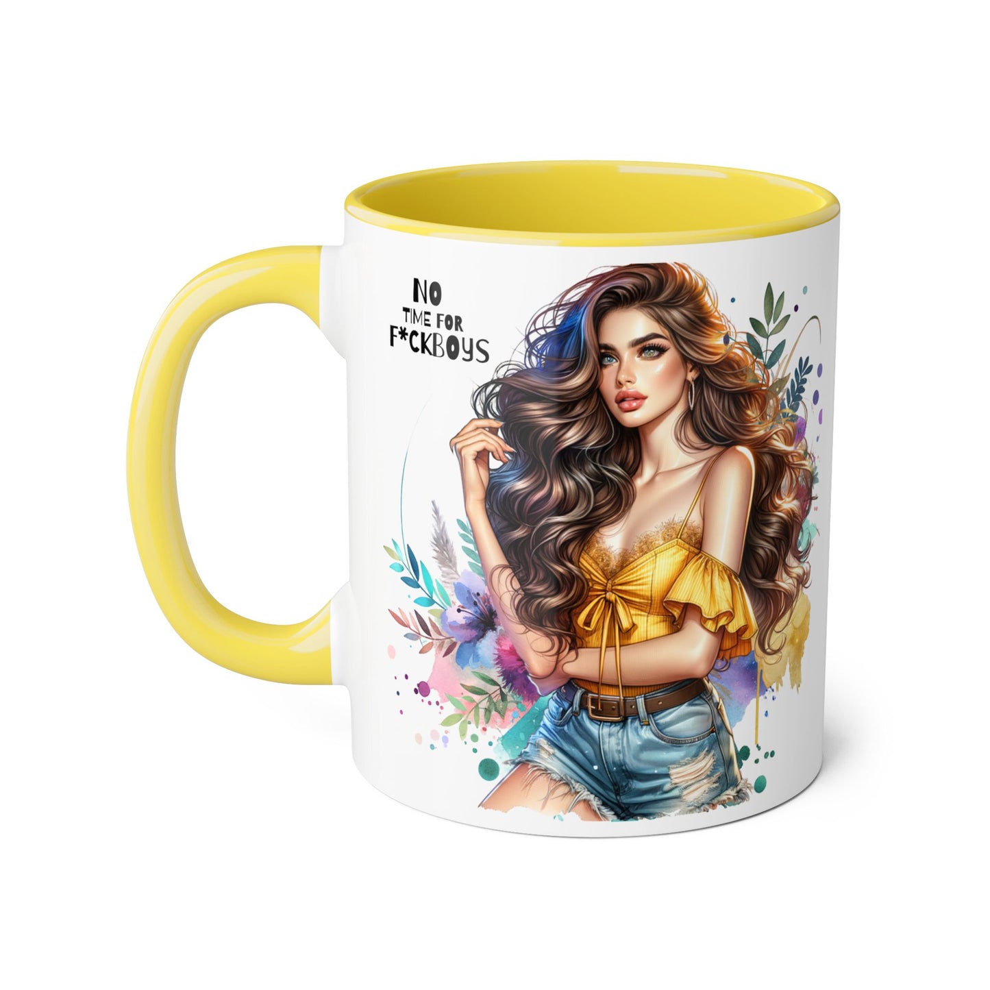 Funny Accent Mug - No Time For F*boys 11oz