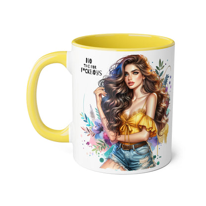 Funny Accent Mug - No Time For F*boys 11oz