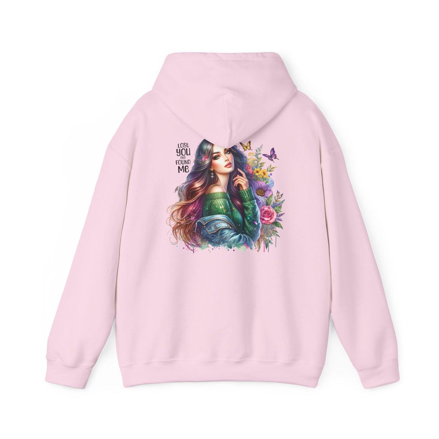 Breakup Hoodie - Unisex Hooded Sweatshirt Lost You and Found Me Design