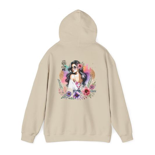 Breakup Hoodie - Unisex Hooded Sweatshirt Lost You and Found Me Design