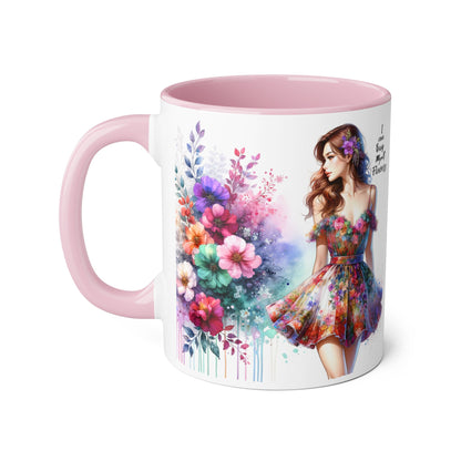 I Can Buy Myself Flowers Accent Mug, 11oz