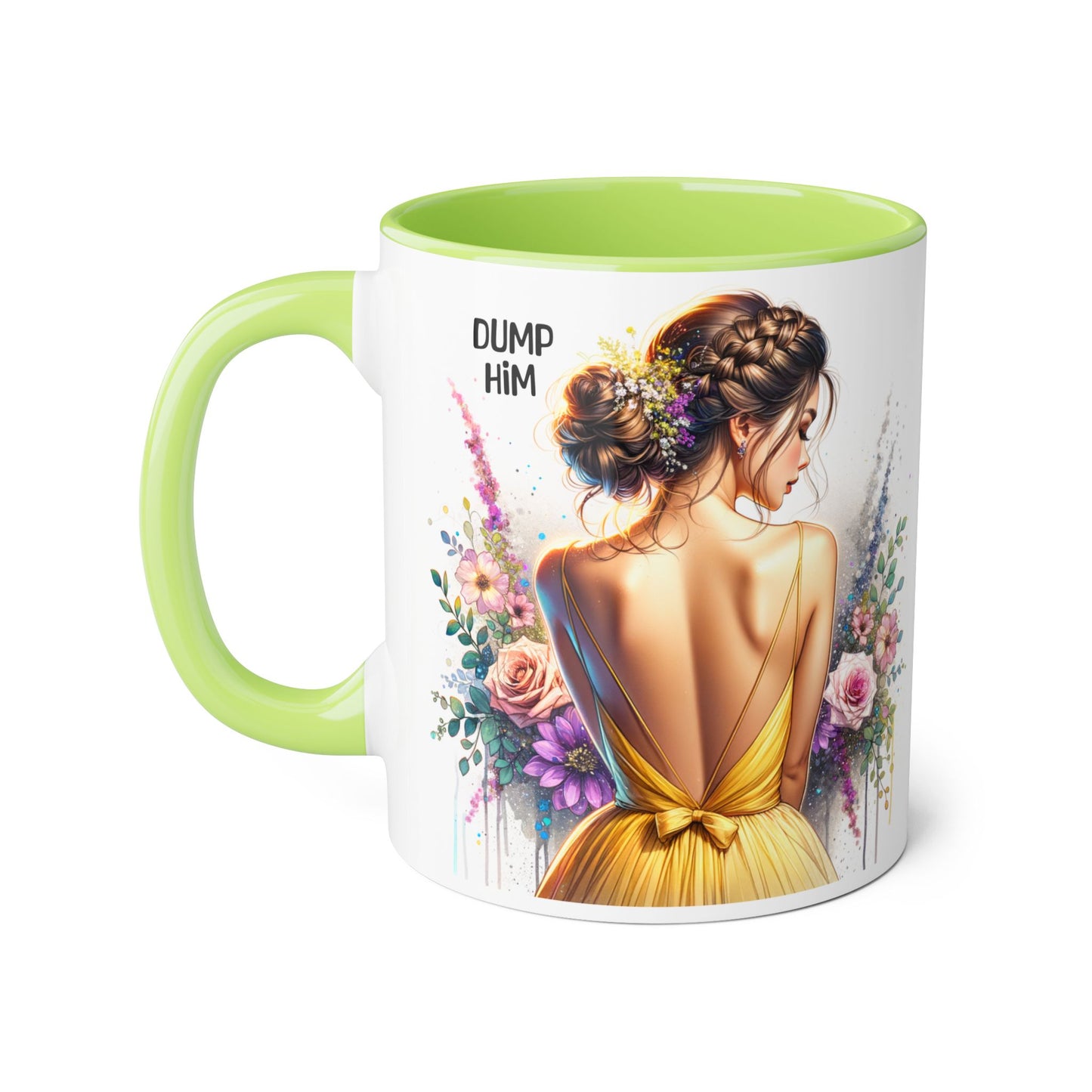 Dump Him Funny Accent Mug 11oz